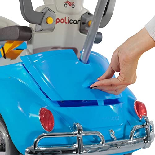 Carrinho de Passeio Infantil, Pedal ou Passeio, Poliplac, Bubblecar Azul