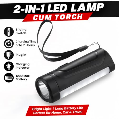 Image of Rechargeable Flashlight - 10000 Lumen High Power LED Torch, 1200M Long Beam, USB-C Charging, 10+ Hours Runtime, Adjustable Zoom Light for Camping, Hiking, Emergency, Outdoor Use (LED)