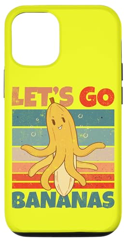 Coque pour iPhone 12/12 Pro Let Us Go Banana Vintage Joke Banana Meme Funny Banana