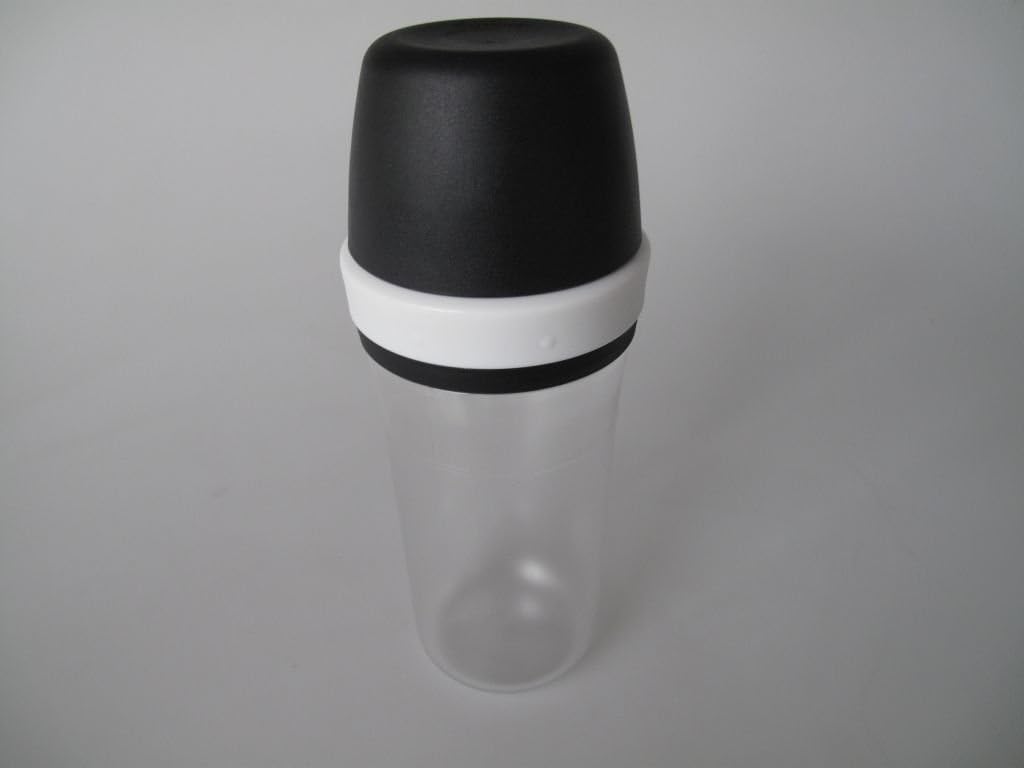 TUPPERWARE 2nd Choice Black Large Parmesan Shaker Parmesano Icing Sugar Cocoa