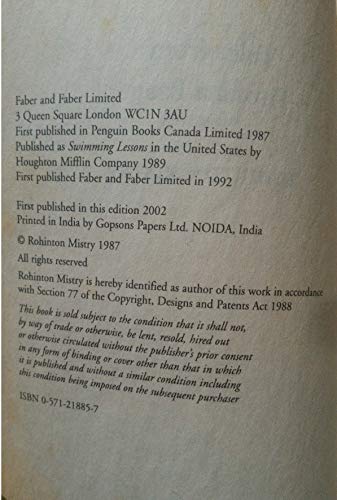 Tales from Firozsha Baag 0571218857 Book Cover