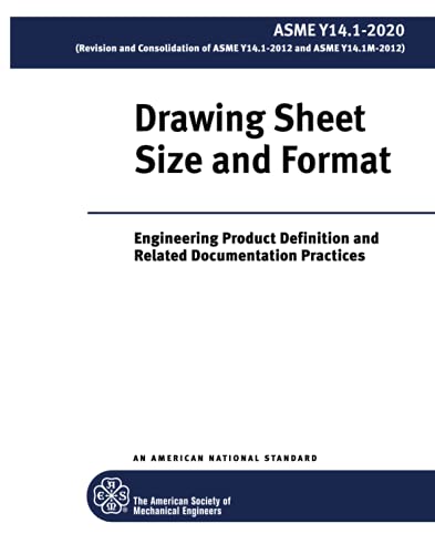 ASME Y14.1-2020: Drawing Sheet Size and Format
