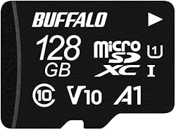 【Amazon.co.jp限定】バッファロー microSD 128GB 100MB/s UHS-1 U1 microSDXC【 Nintendo Switch 対応 】V10 A1 IPX7 Full HD RMSD-