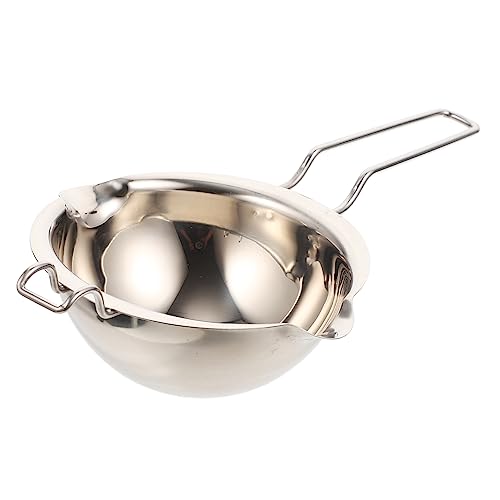 Ciieeo Metal Butter Warmer Cheese Melting Bowl Oil Heating Pot Multi-use for Baking Cooking Catering