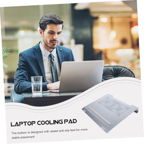 Soporte para portátil con base refrigerante de aleación de aluminio miniatura 4