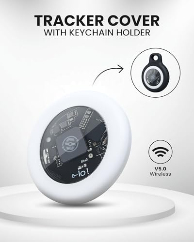 Image of Bluetooth Smart Tag Global Item Tracker with Apple Find My Support, 230mAh Button Battery, One-Click Search, Accurate Location, Bluetooth v5.0, Compact Portable Tracker- SF-G910