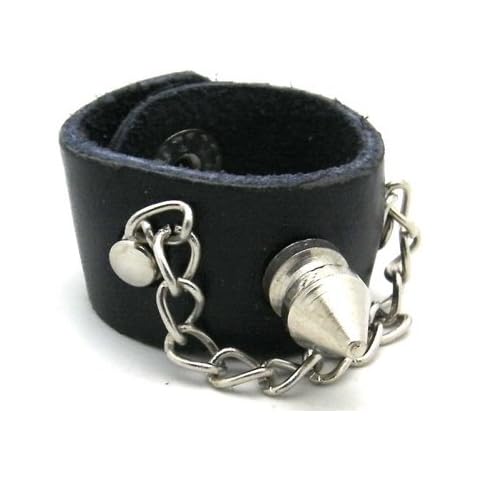 Bagues en cuir noir topt cuir Cover