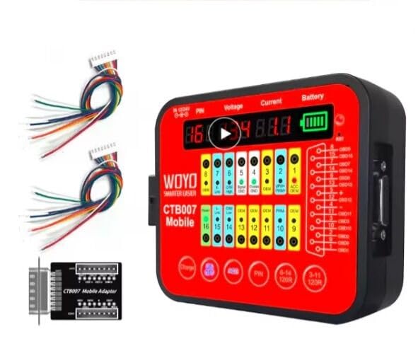 Probador de placas de circuito ECU CTB007 móvil y portátil para talleres