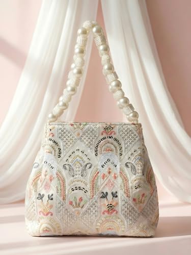 Image of Adiva Potli Handbags For Women | Potli Bags For Ladies For Wedding | Potli Bags For Women | Wedding Bags For Woman | Batwa Potlis Hand Bag | Designer Potli Bag For Ladies For Marriage