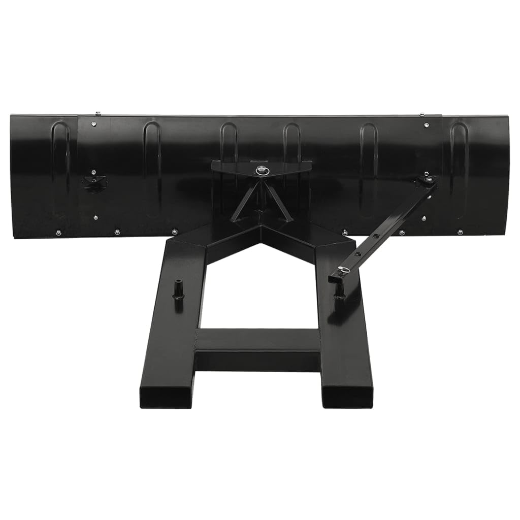 vidaXL Chasse-Neige pour Chariot élévateur 150x38 cm Noir