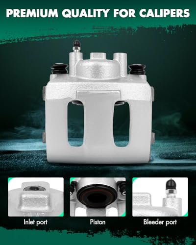 Image of SCITOO Front Brake Caliper Without Bracket 184339, 184340 Compatible For Jeep Cherokee /Comanche, For Jeep Grand Wagoneer 93, For Jeep TJ 97-06, For Jeep Wagoneer 90, For Jeep Wrangler 90-95 97-06