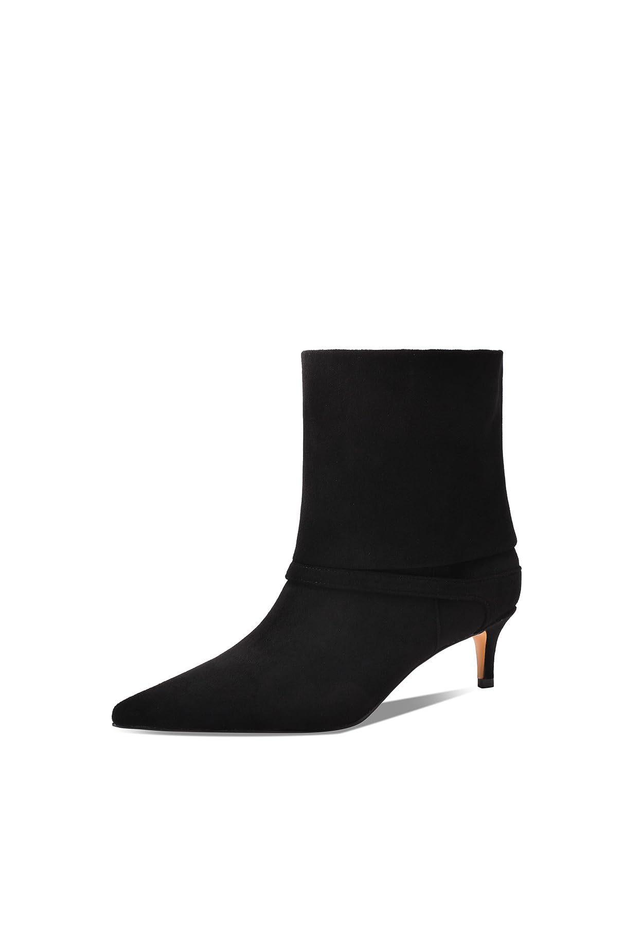 QUEEN HELENA Tronchetti con Tacco Basso Stivaletti Casual Donna K4044