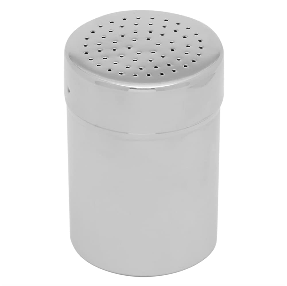 Home Basics 10 oz. Stainless Steel Dredger Shaker, Silver