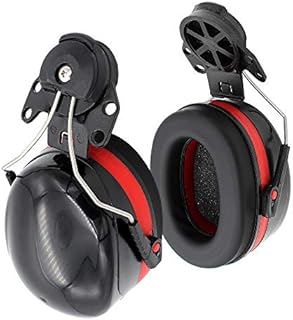 Helmet Earmuffs, Hard Hat Ear Defenders Noise Cancelling Clip-On Ear Muffs Hearing Protector Work Earmuffs - Safety Helmet Mounted for hearing protection