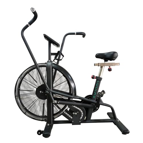 Lullax - Bicicleta de Aire - AIR BIKE - Resistencia por Aire - Conexión Bluetooth - Acero