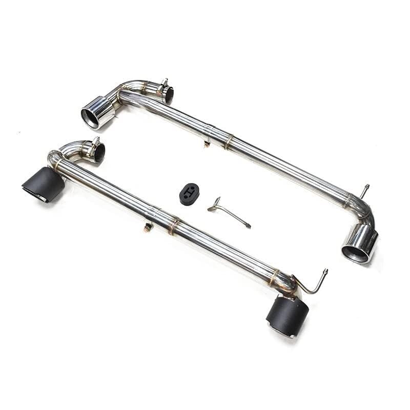 Terminale di Scarico 1 Set per BMW Serie 1 118i 2013-2016 terminale di Scarico Doppio in Acciaio Inossidabile