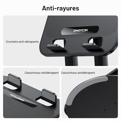 Support ordinateur portable réglable et rotatif à 360° pour PC et MacBook - 4