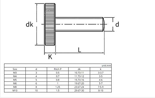 DIN653 GB835 Knurl Platte Kop Handvaste Duimschroef Gordijngevel Glas