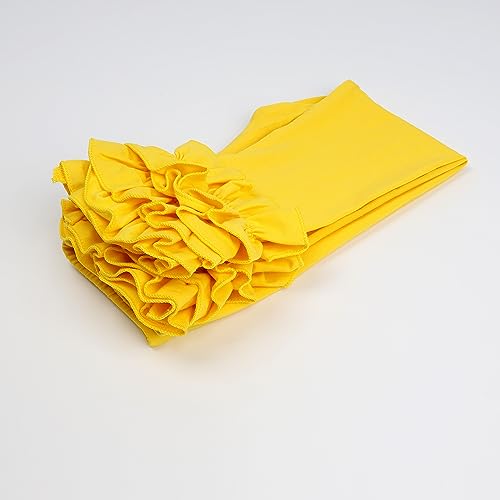 Image of HOOLCHEAN Baby Toddler and Little Girls Cotton Ruffle Leggings