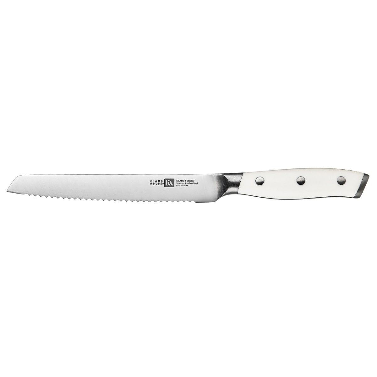 Klaus Meyer Bread Knife - 8 Inch Serrated Steel -2 Klaus Meyer Bread Knife - 8 Inch Serrated Steel -2