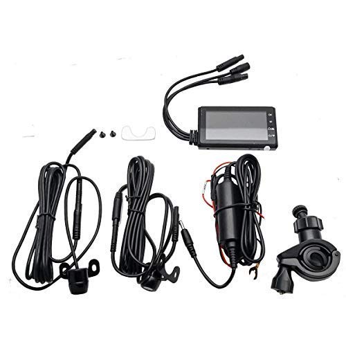 Maso Motorcycle Dash Cameras 3" 1080P Hd Action Dual Camera Video Recorder 125° Wide-Angle Lens Night Vision Waterproof Front And Rear Camera #TOP5