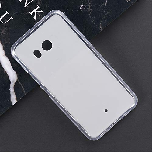 TPU Handyhülle Kompatibel mit HTC U11, Stoßfeste Weiche Schutzhülle mit Präzisen Aussparungen und Kratzfestem, Schlankem Design (Weiß)