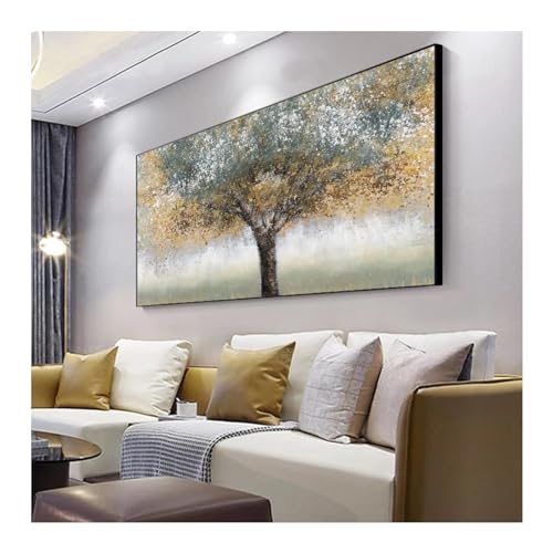 Pintura abstracta de árbol JGGXHM, el póster en lienzo ideal para renovar su sala de estar