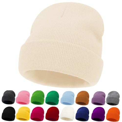 Image of ZOORON Kids Beanie Boys Girls Beanies Children Winter Hats Children Knit Warm Caps Kids Soft Beanie Cap