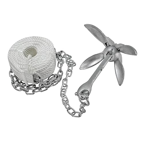 Extreme Max 3006.6705 BoatTector Complete Grapnel Anchor Kit for Small Boats, Jon Boats, Flat Bottoms, Inflatable Boats, etc. - 5.5 lbs. - Image 3