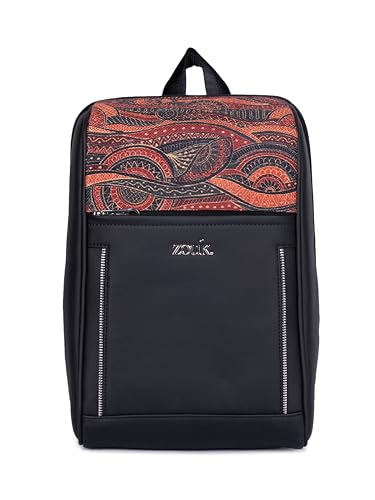 Image of ZOUK Olina Daypack for Women - Convertible Backpack with Laptop & iPad Compartments | Stylish Handcrafted Office & Travel Bag with Water-Resistant Lining & Dual Straps |