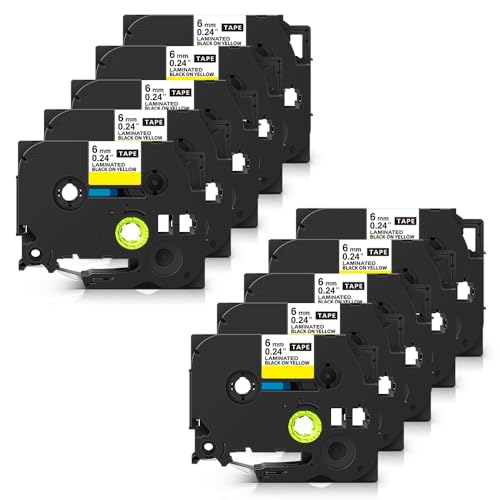 �u���U�[ �e�[�v TZe-611 ���n������ 10�Z�b�g ����6mm ����8m �s�[�^�b�`�L���[�u�@��Ή� P-touch �݊��i ���~�l�[�g �e�[�v�J�[�g���b�W