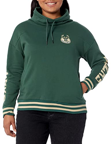 Ultra Game Women's Standard Fleece Hoodie Pullover Sweatshirt Funnel Neck, Team Color, Medium