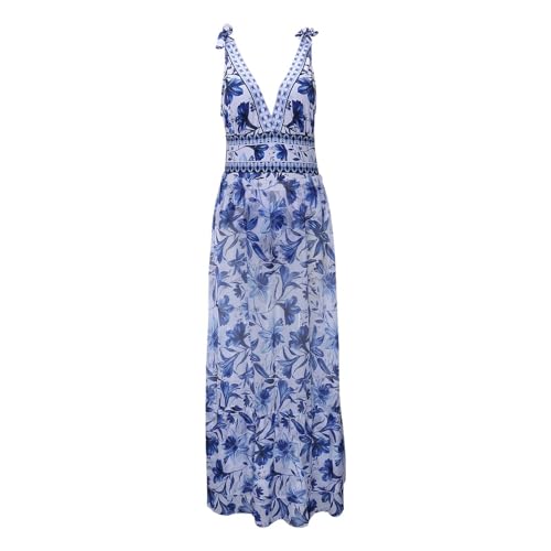 Maillot de bain une pièce bleu à lacets masquant les imperfections - 3