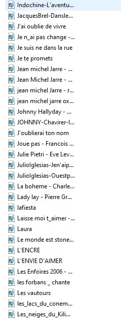 Midifiles de Chansons Françaises pour Arrangeurs Yamaha, Korg, Roland, Ketron, Clé USB prête à l'emploi