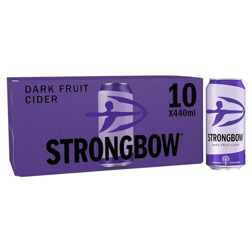 Strongbow Dark Fruit Cider Cans, 10 x 440ml