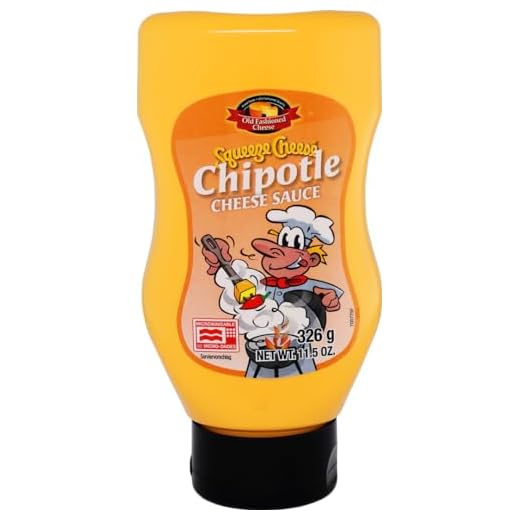 Old Fashioned Foods Chipotle Squeeze Cheese, microwaveable, Chipotle Käsesauce, 326g