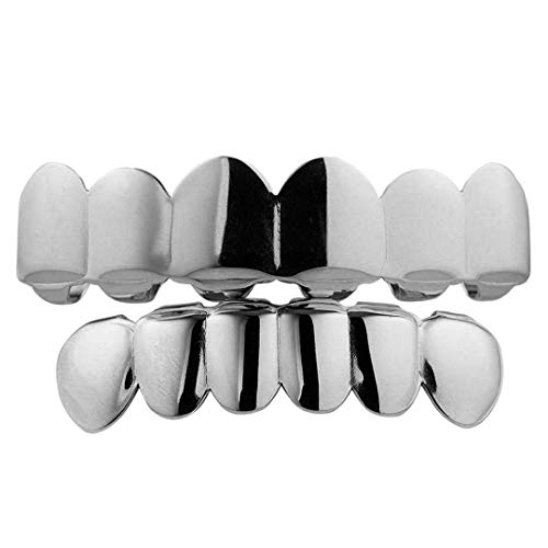 NIV'S BLING | 18k Yellow, Silver, and Rose Gold-Plated Stainless Steel 6 Teeth