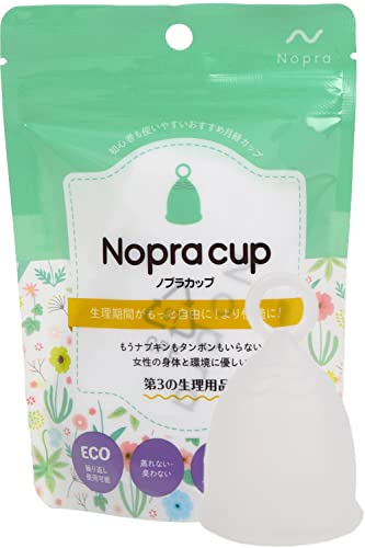 Nopra Cup ノプラカップ 月経カップ リング型 (ホワイト, Mサイズ)（Amazon）