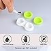 Aoutrow 16 Pack Mini Contact Lens Case Set, Colorful Bulk Box Holder