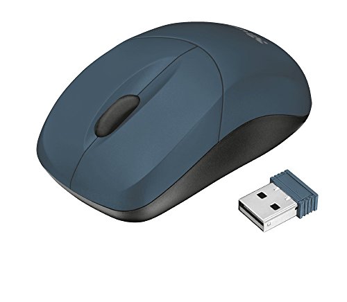 Preisvergleich Produktbild Trust 22846 Kleine Funkmaus Blau (Deutsches Tastaturlayout)