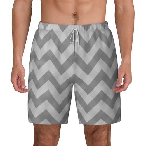 Maillot de bain double couche blanc taille L pour homme avec cordon réglable