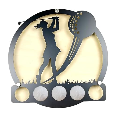 Estante de almacenamiento para pelotas de golf organizador de compartimento