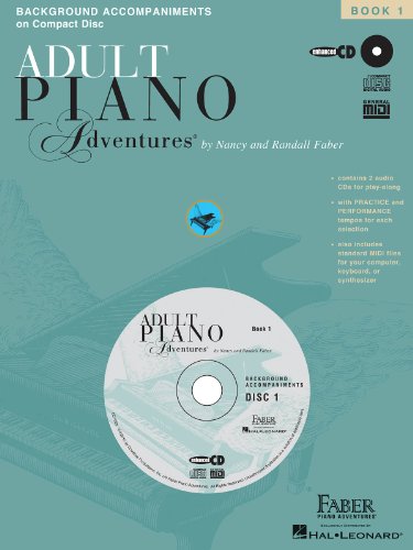 Adult Piano Adventures All-in-One Lesson Book 1 - Background Accompaniment CD