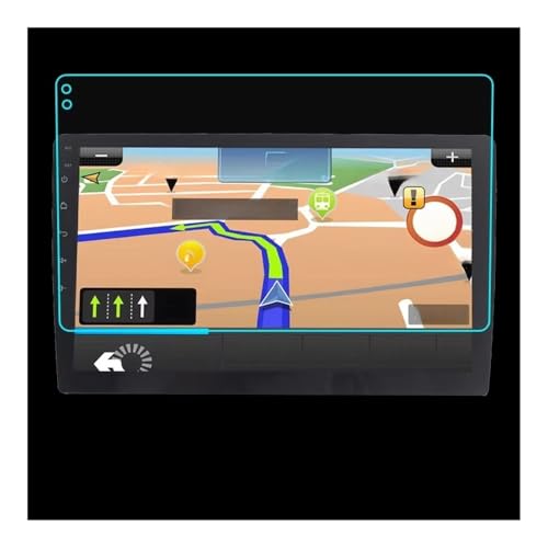 Film écran tactile 9 pouces anti-traces et anti-rayures pour GPS auto