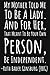 My Mother Told Me To Be A Lady. -Ruth Bader Ginsburg: RBG Gifts For Women, International Womens Day Notebook