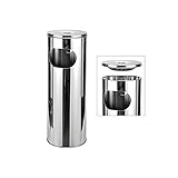 Aschenbecher und Mülleimer in einem