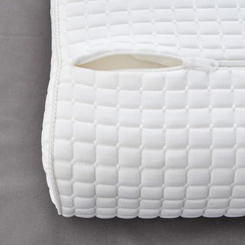 Image of Memory Foam Tssp Ergonomic Pillow, Side /Back Sleeper33X50 Cm (13X20) (Without Pillow Case), White