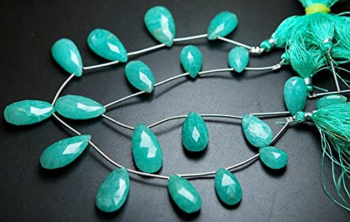 Amazonite en cœur LKBEADS perles naturelles de 15-20mm pour offrir un bijou unique