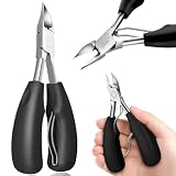 PARENCE. Tagliaunghie di precisione - Pinzette in acciaio inox professionali per chiodi e cuticole - 12,5 cm - lama da 20 mm - ergonomica
