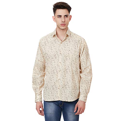 Image of TAHVO Men's Regular Fit Long Sleeves Cotton Formal Shirt